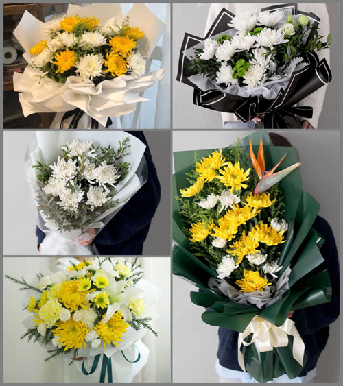 贵州毕节市威宁县草海镇同心村白事花束代送